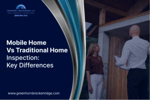 A side-by-side comparison of a modern manufactured mobile home foundation and a traditional pier and beam house structure.